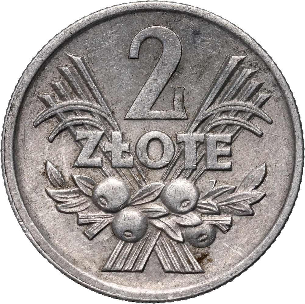 9. Polska, PRL, 2 złote 1972, Jagody