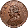 Niemcy, medal 1846, Marcin Luter, Loos