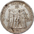 Francja, 5 franków 1873 A, Herkules