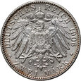 16. Niemcy, Hamburg, 2 marki 1906 J