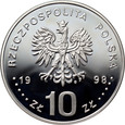 13. Polska, III RP, 10 złotych 1998, Zygmunt III Waza, Popiersie