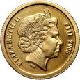 1. Fidżi, Elżbieta II, 5 dolarów 2006, Transylwania, złoto