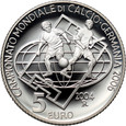 104. San Marino, zestaw 2 monet 2004, MŚ w Piłce Nożnej 2006