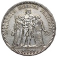 Francja, 5 franków 1873 A, Herkules