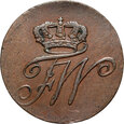 Śląsk, Fryderyk Wilhelm II, 1/2 krajcara 1788 B, Wrocław