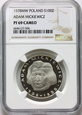 Polska, PRL, 100 złotych 1978, Adam Mickiewicz NGC PF69 