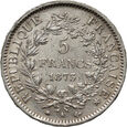 Francja, 5 franków 1873 A, Herkules