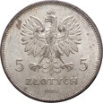 47. Polska, II RP, 5 złotych 1928, Nike, Warszawa