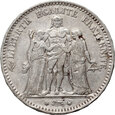 Francja, 5 franków 1876 A, Herkules