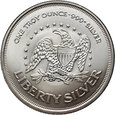 74. USA, uncja srebra, Liberty Silver