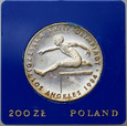 Polska, PRL, 200 złotych 1984, Olimpiada w Los Angeles 1984