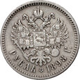 13. Rosja, Mikołaj II, 1 rubel 1898  (**)