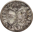 5. Austria, Tyrol, Zygmunt Franciszek, 3 krajcary 1665