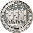 62. San Marino, 5000 lirów 1999, Unia Europejska