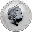 3. Australia, dolar 2014 P, Rok Konia, 1 Oz Ag999