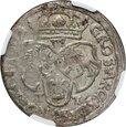 Jan II Kazimierz, szóstak 1662 TT, Bydgoszcz,  NGC MS62