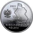 52. Polska, III RP, 10 złotych 2021, Powstanie Śląskie
