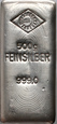 Sztabka srebrna, OGUSSA, 500 gramów srebra Ag999