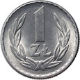 Polska, PRL, 1 złoty 1965, rzadszy rocznik