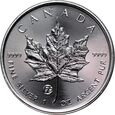 44. Kanada, Elżbieta II, 5 dolarów 2020 F15, Liść Klonu, #V23