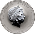 6. Australia, Elżbieta II, 1 dolar 2018 P, Rok Psa, 1 Oz Ag999