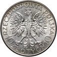 II RP, 10 złotych 1932, Głowa Kobiety, ze znakiem Mennicy