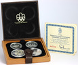 Kanada, Elżbieta II, Zestaw 4 monet 1973, PROOF