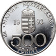 Węgry, 500 forintów 1993 BP, Europejska Unia Walutowa - ECU