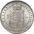 Węgry, Franciszek Józef I, forint 1879 KB