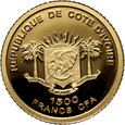 Wybrzeże Kości Słoniowej, 1500 franków, Justitia, Sprawiedliwość