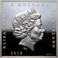 39. Niue, Elżbieta II, 2 dolary 2015, Portret Adeli Bloch Bauer I