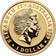 7. Australia, Elżbieta II, 1 dolar 2009, Koala, 1 Oz Ag999