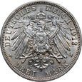 15. Niemcy, Prusy, Wilhelm II, 3 marki 1912 A