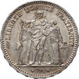 Francja, 5 franków 1874 A, Herkules