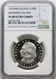 Polska, PRL, 100 złotych 1976, Kazimierz Pułaski, NGC PF68