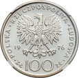 Polska, PRL, 100 złotych 1976, Kazimierz Pułaski, NGC PF68