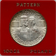 2. Polska, PRL, 100 złotych 1966, Mieszko i Dąbrówka, PRÓBA