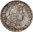 Francja, Ludwik XIV, 1/2 ecu 1690 D, Lyon