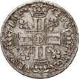 Francja, Ludwik XIV, 1/2 ecu 1690 D, Lyon