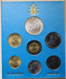Watykan, zestaw 7 monet 1987, Anno IX, Jan Paweł II