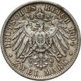 Niemcy, Prusy, Wilhelm II, 2 marki 1904 A