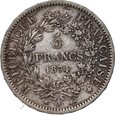 Francja, 5 franków 1874 A, Herkules