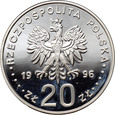 55. Polska, 20 złotych 1996, IV Wieki Stołeczności Warszawy