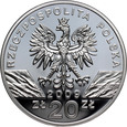 49. Polska, III RP, 20 złotych 2009, Jaszczurka Zielona