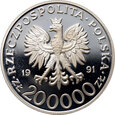 Polska, III RP, 200000 złotych 1991, 