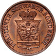 Schwarzburg - Sondershausen, 3 pfennige 1870 A, Berlin