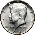 71. USA, 1/2 dolara 1967, Kennedy Half Dollar