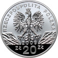 Polska, III RP, 20 złotych 2009, Jaszczurka Zielona