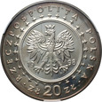 64. Polska, III RP, 20 złotych 1998, Zamek w Kórniku