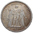 Francja, 5 franków 1873 K, Herkules